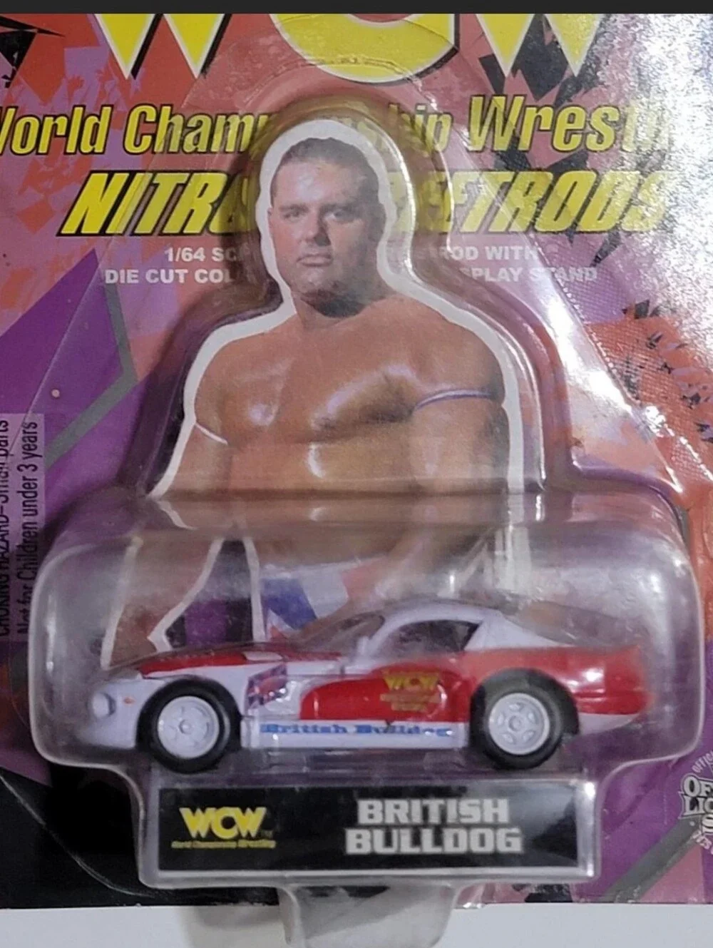 British Bulldog WCW Nitro-Street Rods Die Cast Car by Racing Champions 1998
